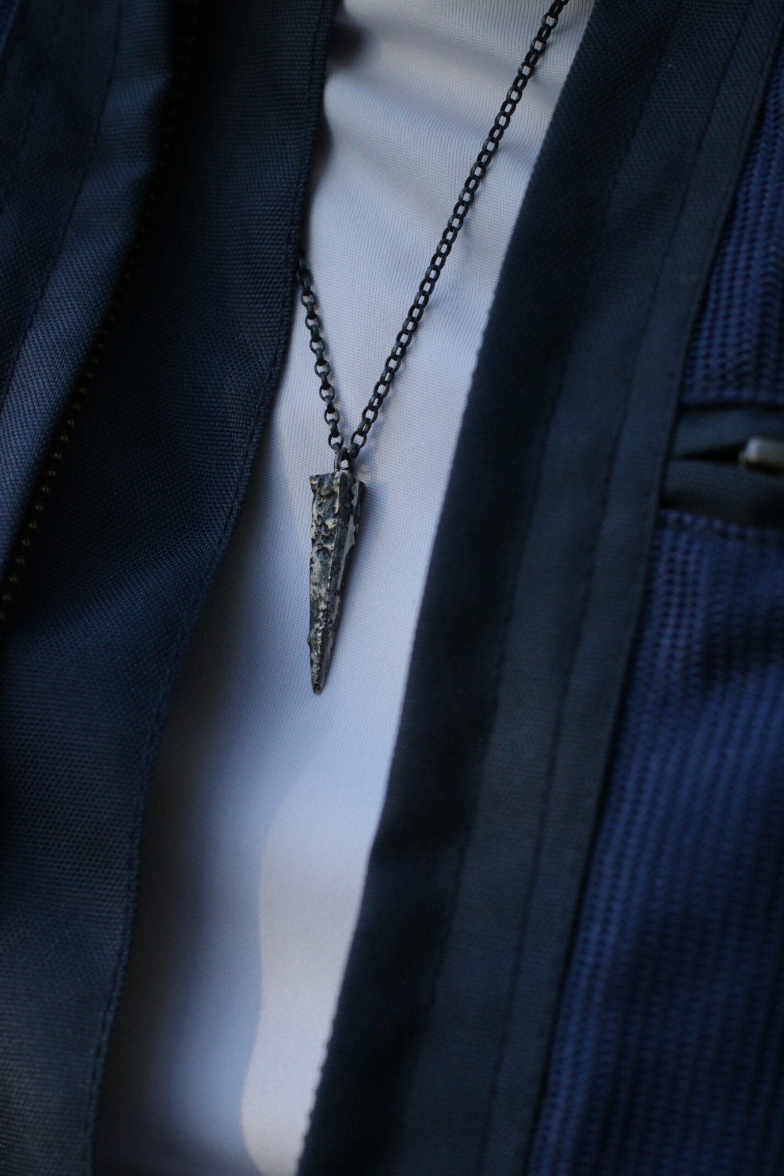 Collier pointe argent