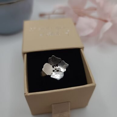Bague fleur d'hortensia – Image 5