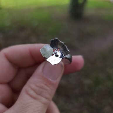 Bague fleur d'hortensia – Image 4