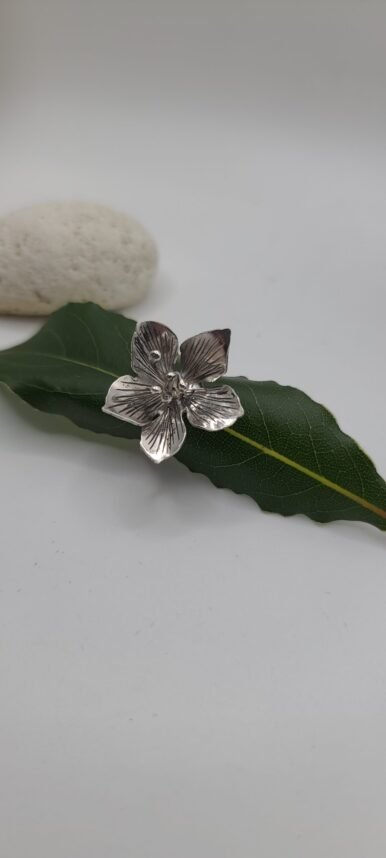 Bague argent fleur de cerisier
