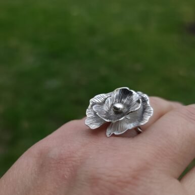 Bague coquelicot – Image 3