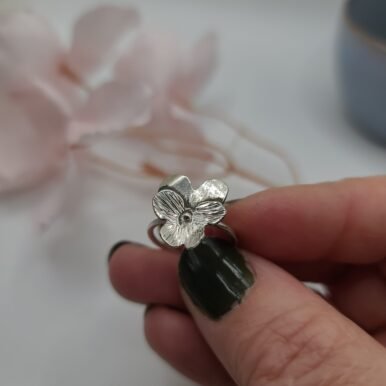 bijoux fleur de pensée création française